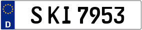 Truck License Plate